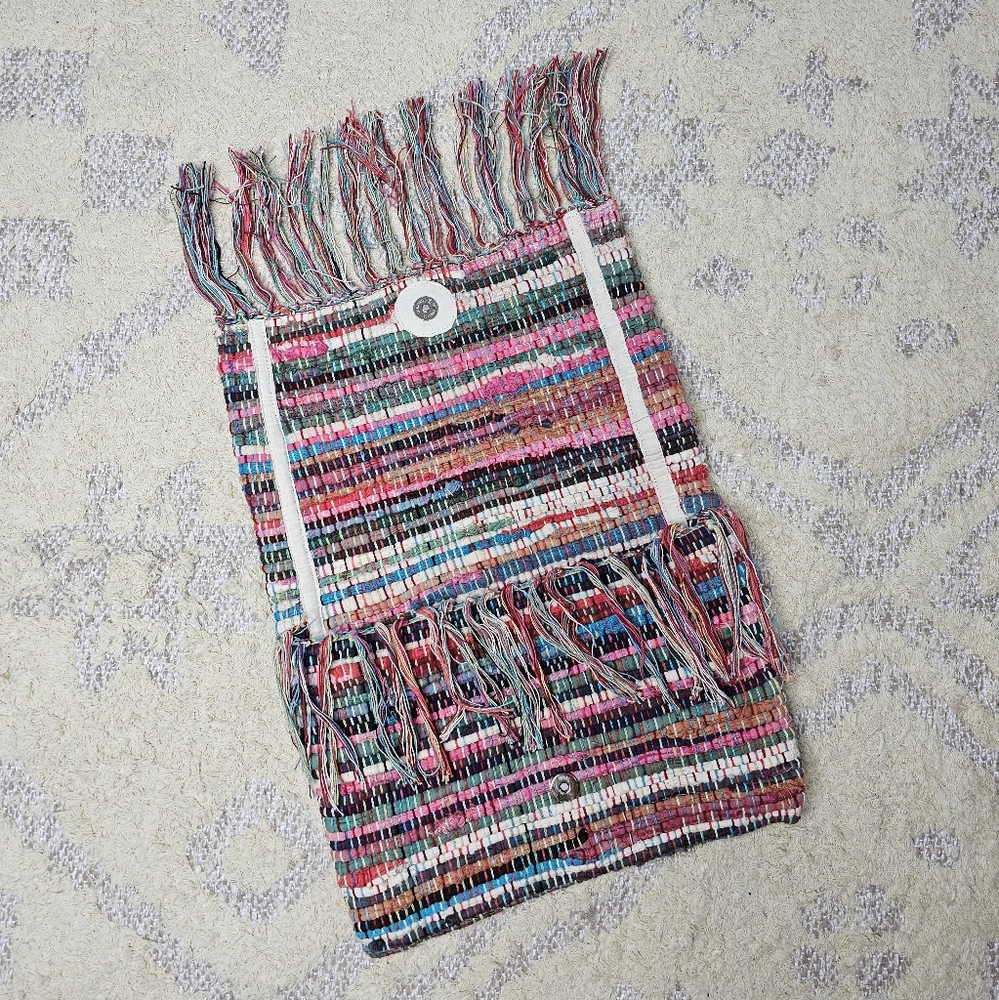 Anthropologie Love Binetti Woven Clutch Bag - Picture 3 of 6